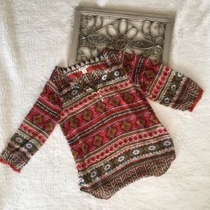 Lucky Brand Sheer Blouse